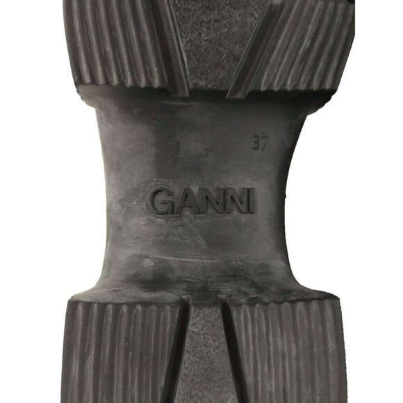 Ganni Black Ankle Boots - Picture 10 of 14